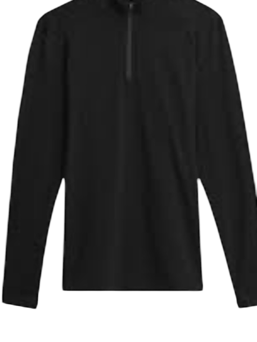 Ibex Black Men’s Quarter-Zip Merino wool Pullover